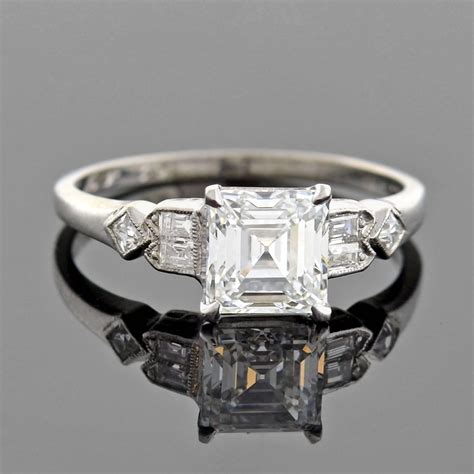 Square Cut Diamond - Engagement Rings