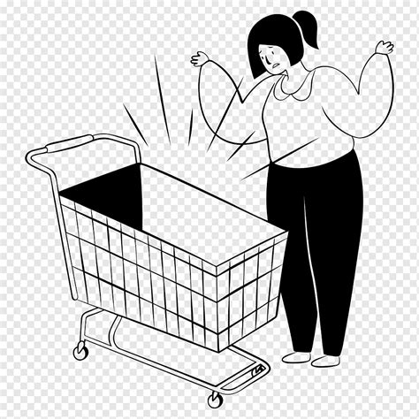 Empty Cart, illustration, png | PNGWing