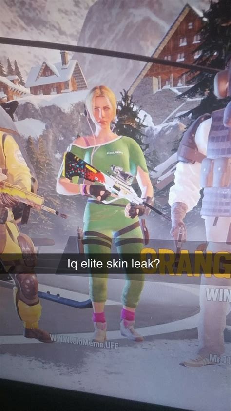 Potential IQ elite skin? I picked IQ at the last second and my friend ...