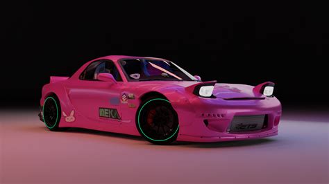 Open3DLab • D.Va Mazda RX7 Rocket Bunny