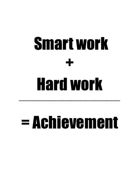 Hard And Smart Work Quotes - Doria Georgie