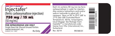 Injectafer® (ferric carboxymaltose injection) / Products / American Regent