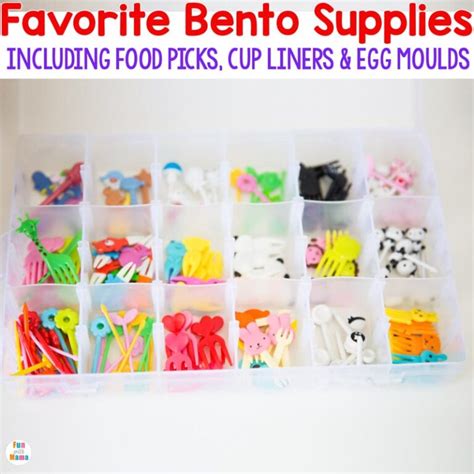 Best Bento Accessories, Food Picks + Cutters - Fun with Mama