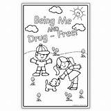 Drug Awareness Coloring Pages sketch template