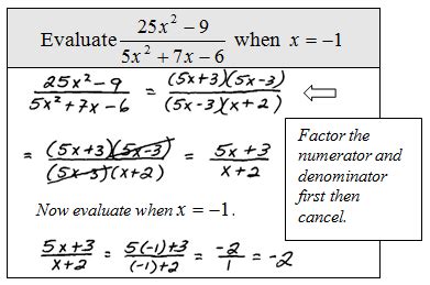 OpenAlgebra.com: Free Algebra Study Guide & Video Tutorials: Simplifying Rational Expressions