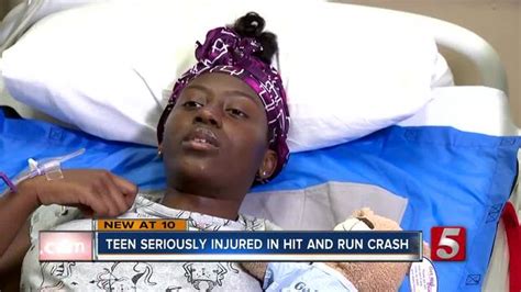 Hit and run victim recovering after crash