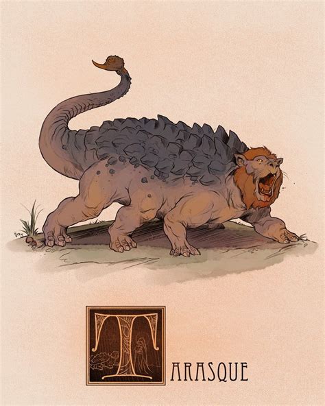 T is for Tarasque by Deimos-Remus.deviantart.com on @DeviantArt | Fantasy creatures, Mythical ...