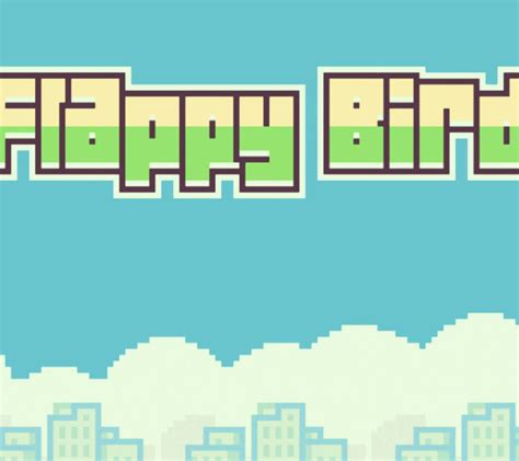 Download A Pixelated Image Of A Bird With The Word Flypy Bird | Wallpapers.com