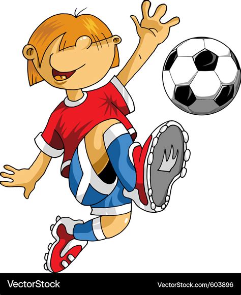 Soccer cartoon Royalty Free Vector Image - VectorStock