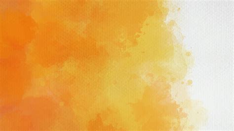 Hand painted orange and yellow color with watercolor texture abstract background 4837374 Vector ...