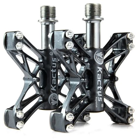 Kactus Bicycle Pedal KTPD 13C Bike MTB BMX Flat 3 Bearings Pedals Magnesium CNC Steel Bicycle ...