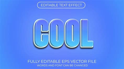 Premium Vector | Cool text effect