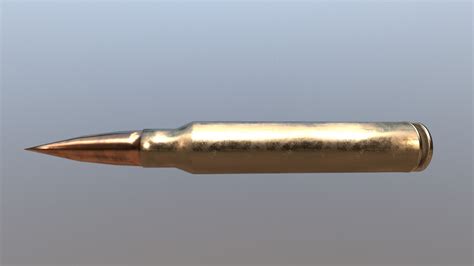 Sniper Bullet - Download Free 3D model by AndreOrla [daf6f63] - Sketchfab