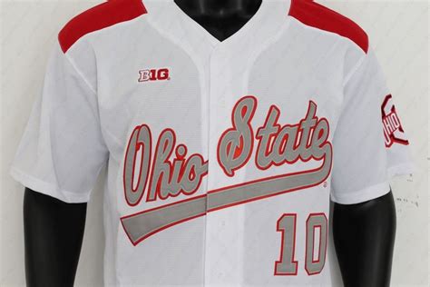 2021 Ohio State Baseball Jersey Dillon Dingler Brent Todys Connor Pohl ...