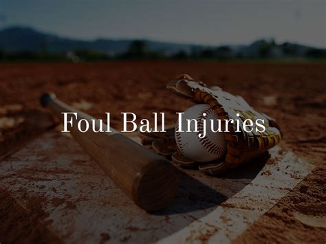 Can I Sue for Foul Ball Injuries? | Horwitz, Horwitz & Associates