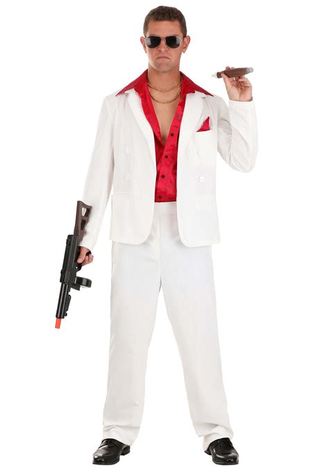 Suave 80s Gangster Men's Costume