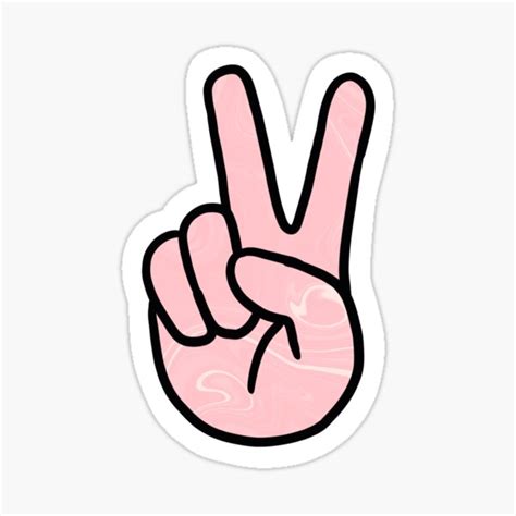 "Pink Marble Peace Sign " Sticker for Sale by raspberryturtle | Redbubble