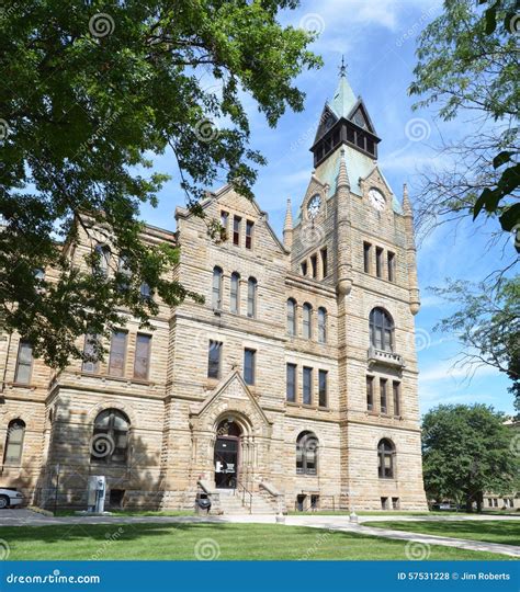 Knox County Courthouse editorial stock photo. Image of galesburg - 57531228