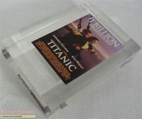 Titanic Motion Picture History Award original film-crew item