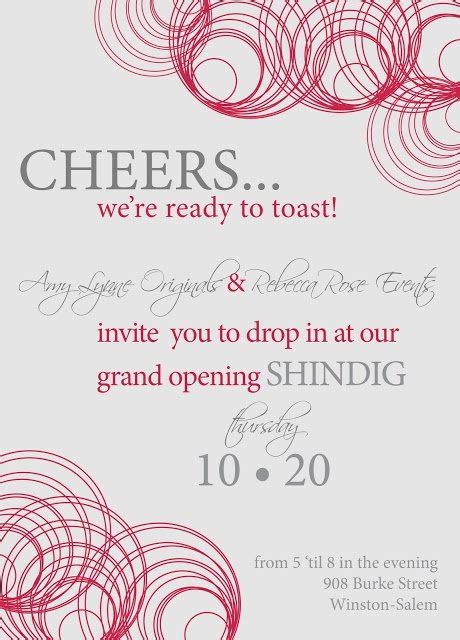 Grand Opening Invitations