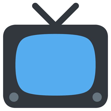 Television emoji clipart. Free download transparent .PNG | Creazilla