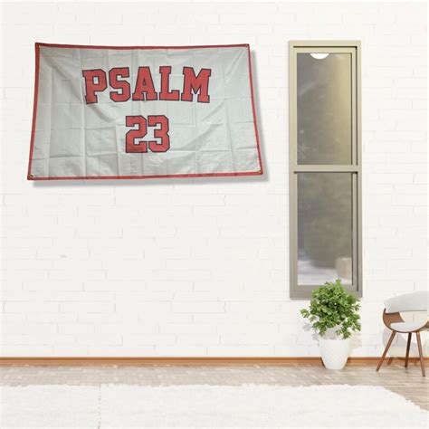 Jesus/michael Jordan Psalm 23 Christian Dorm/wall/indoor Flag/ - Etsy