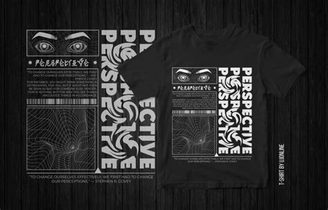 Perspective Streetwear Artsy Modern T-Shirt design - Buy t-shirt designs