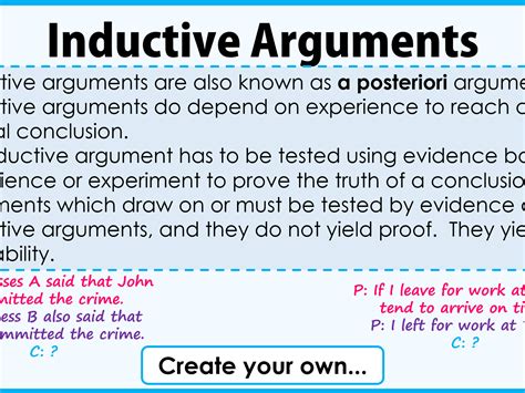 Inductive Arguments | Teaching Resources