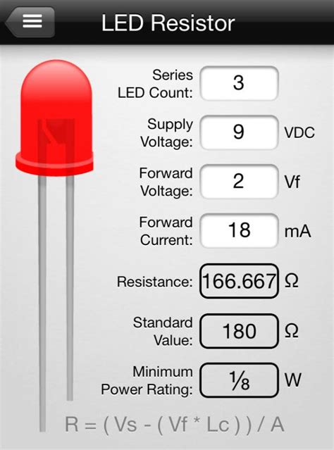 Led dropping resistor calculator - KennethKellas