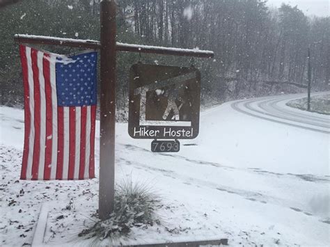 Snow in Georgia Heading Up the Appalachian Trail - Appalachian Trail