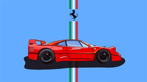 Ferrari F40 Sketch by Quantamphysx on DeviantArt