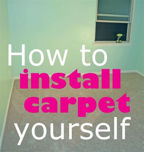 Smart Girls DIY - How to Install Carpet Yourself, #carpetinstallation Check more at https ...