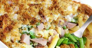 Ham, Cheese, and Green Bean Casserole (40 Minutes) Recipe