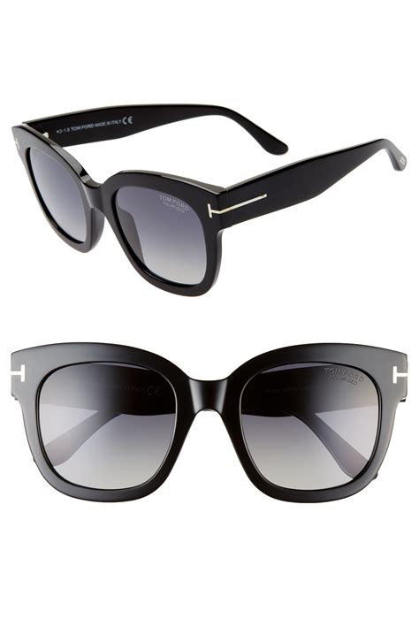 Tom Ford Women's Beatrix Polarized Square Sunglasses in Black - Lyst