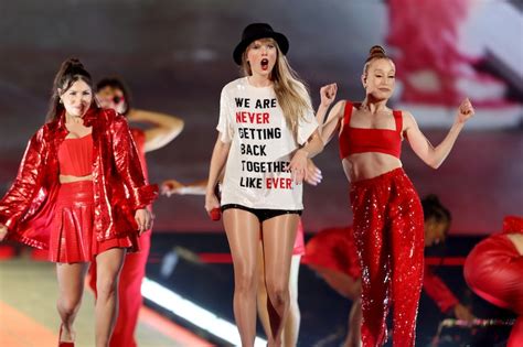 Red Letters On Taylor Swift's Tour T-Shirts May Be Clues For The Next 'Taylor's Version' Album