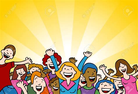 Cartoon People Cheering - ClipArt Best