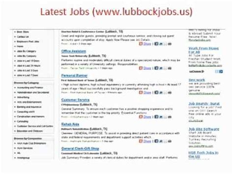 Lubbock Jobs | Jobs in Lubbock Jobs | City of Lubbock Jobs - YouTube