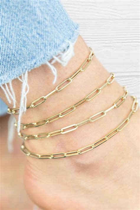 Chain Link Anklets | Anklets, Fashion jewelry, Jewelry