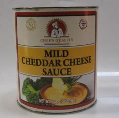 Chefs Quality - Mild Cheddar Cheese Sauce - #10 cans 6/case-Dealsonet.com