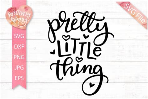 Pretty Little Thing SVG, Cute Baby Girl SVG, for Baby Outfit