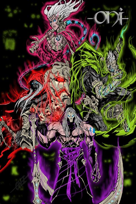 DarkSiders Four Horsemen by Lazzerus on DeviantArt