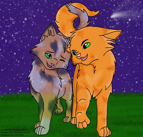 Firestar and Spottedleaf by AJT267 on DeviantArt