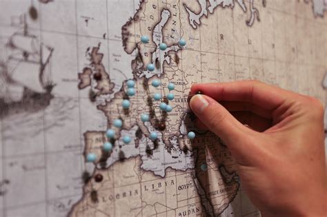 Conquest Maps Rustic Vintage Pin Board Map review on Travel to Blank World Map Pin Board, World ...