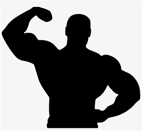 Gallery Of 40787348 Vector Muscle Man Bodybuilder Art - Muscle Man Silhouette Png Transparent ...