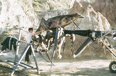 Starship Troopers - Warrior Bug On Set