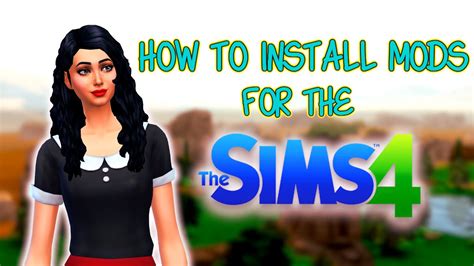 How to install a MOD for The Sims 4 - YouTube