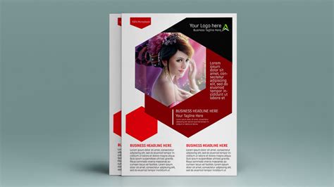 Design Business A4 Flyer - Photoshop Tutorial