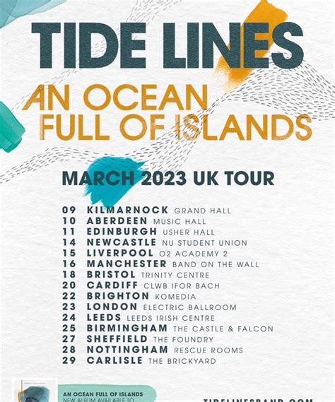 Tide Lines - An Ocean Full Of Islands Tour 2023 - 25 March 2023 - The Castle & Falcon - Event ...