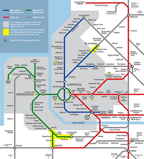 Liverpool Merseyrail map