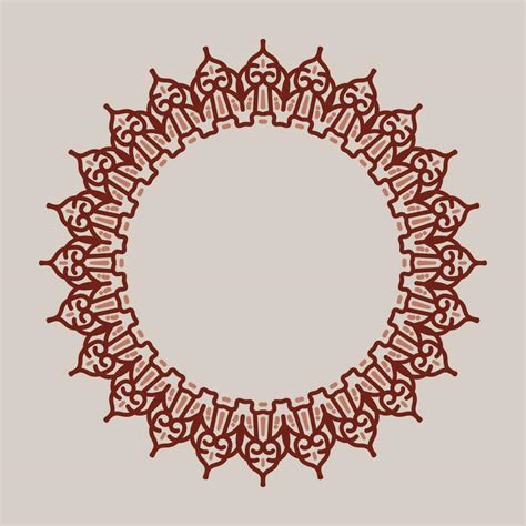 decorative round frame. circle frame. Vector design element. 25879054 Vector Art at Vecteezy